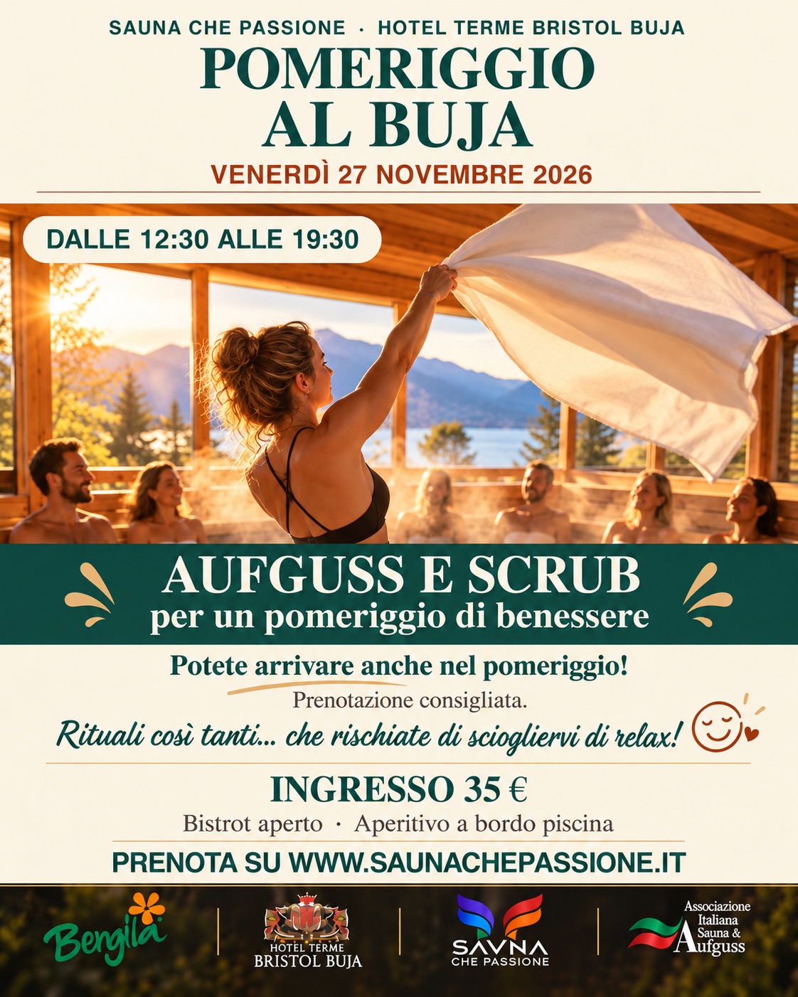 Rituali al Buja : il venerdì più venerdì in spa