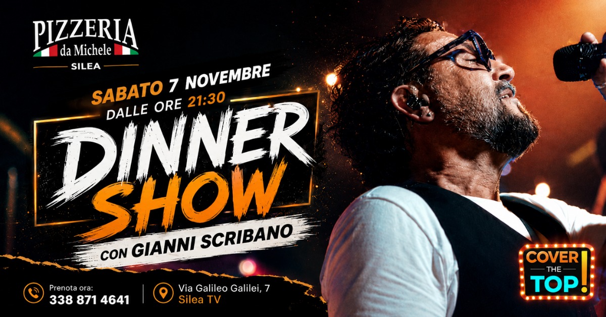 DINNER SHOW - I PIÙ GRANDI SUCCESSI DELLA MUSICA ITALIANA