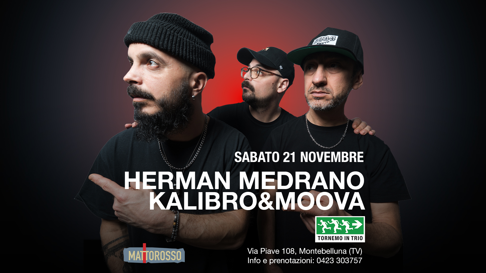 TORNEMO IN TRIO – HERMAN MEDRANO, KALIBRO & MOOVA