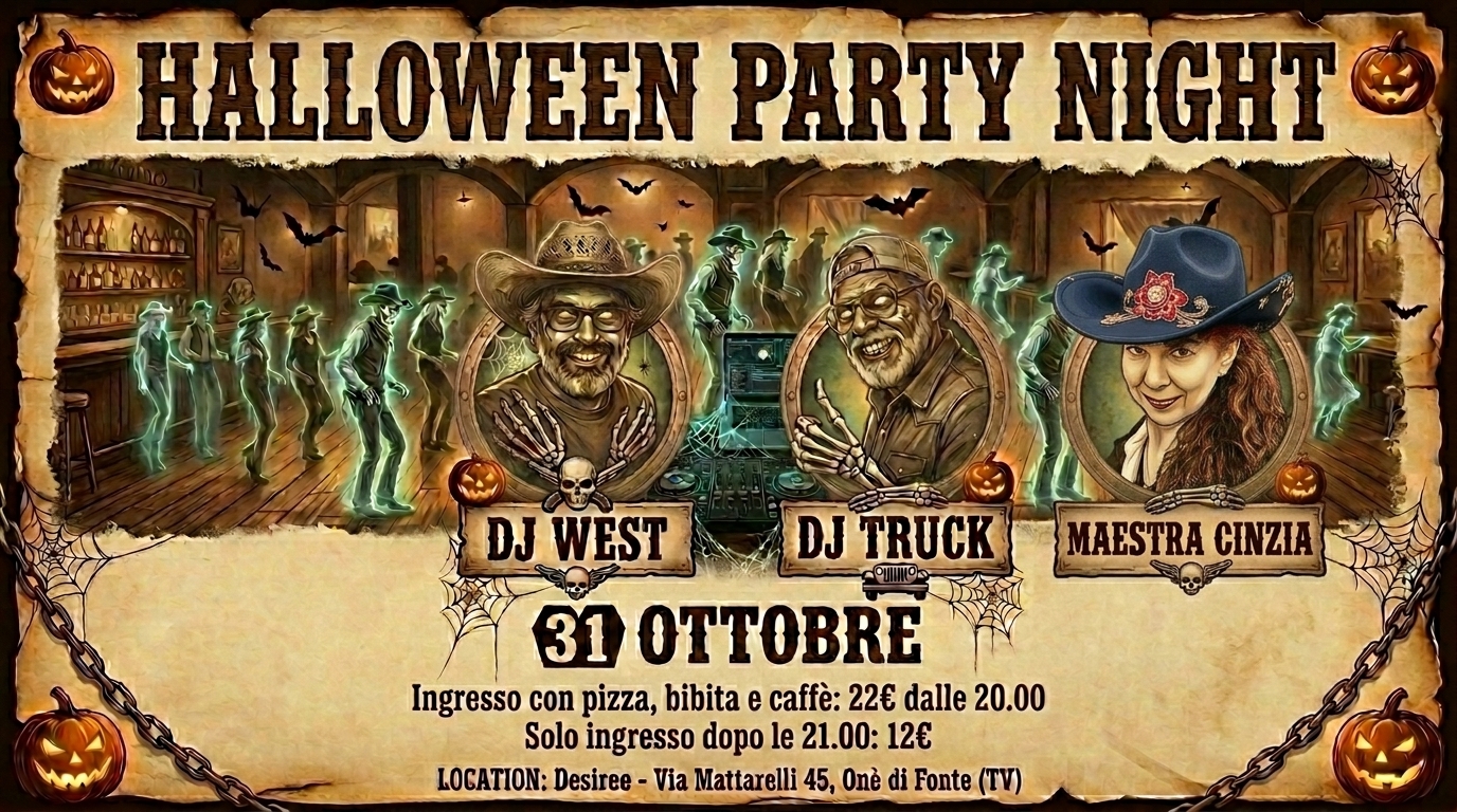 Halloween Country Party Night - Desire Onè di Fonte (TV)