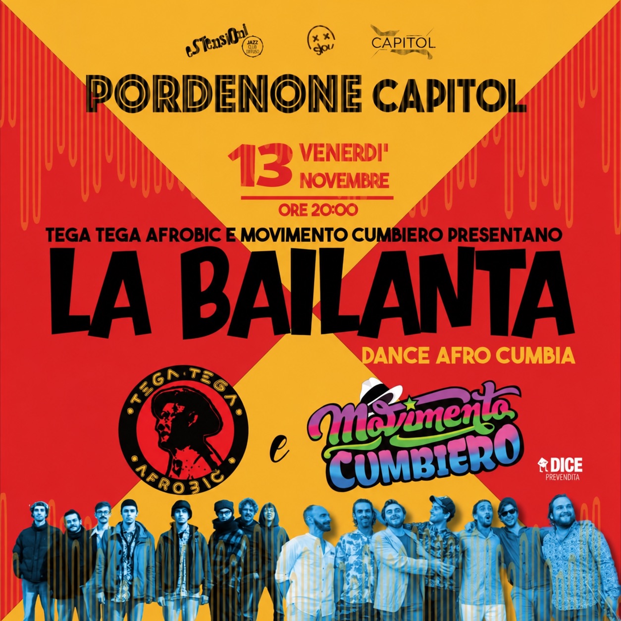 MOVIMENTO CUMBIERO + TEGA TEGA AFROBIČ | LA BAILANTA #2