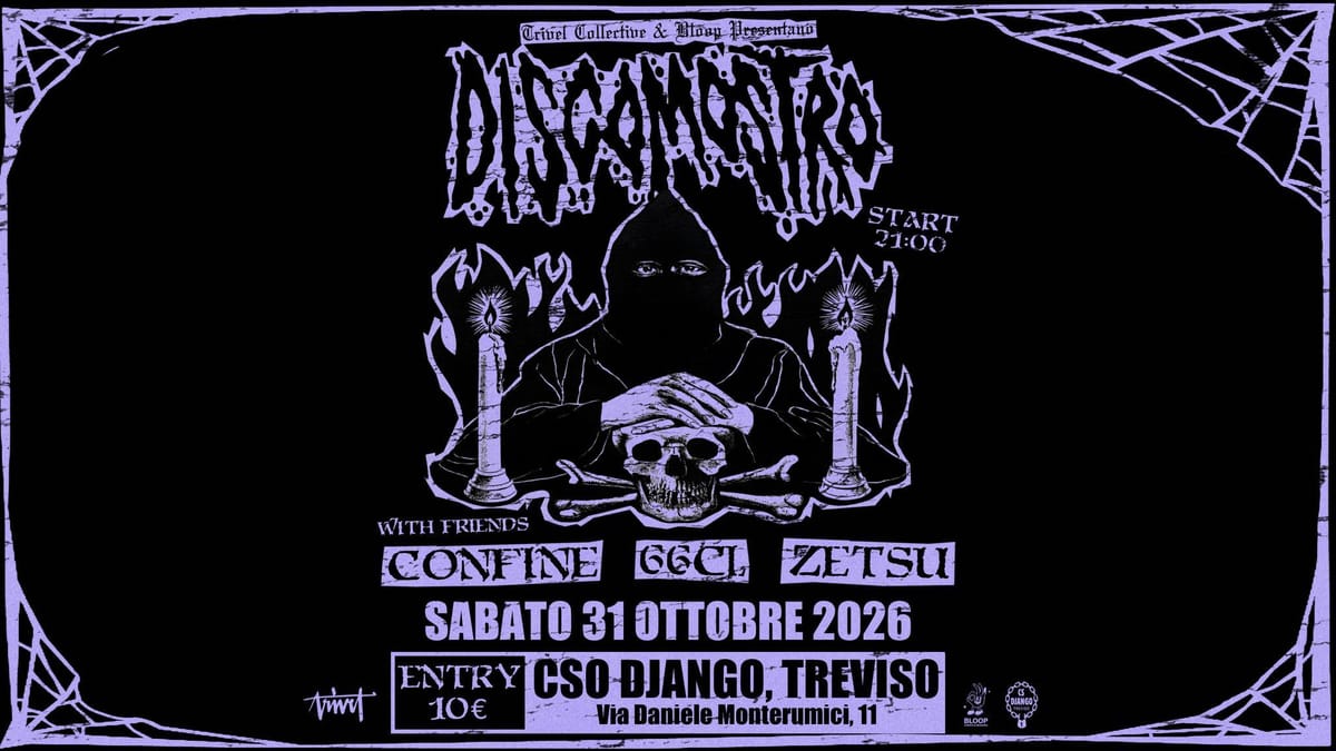 DISCOMOSTRO + CONFINE + 66CL + ZETSU 