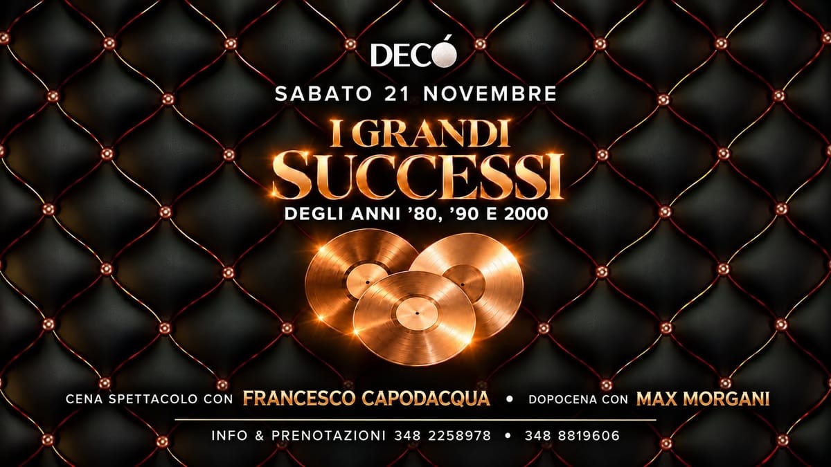 DECO LA STORIA DEI GRANDI SUCCESSI 