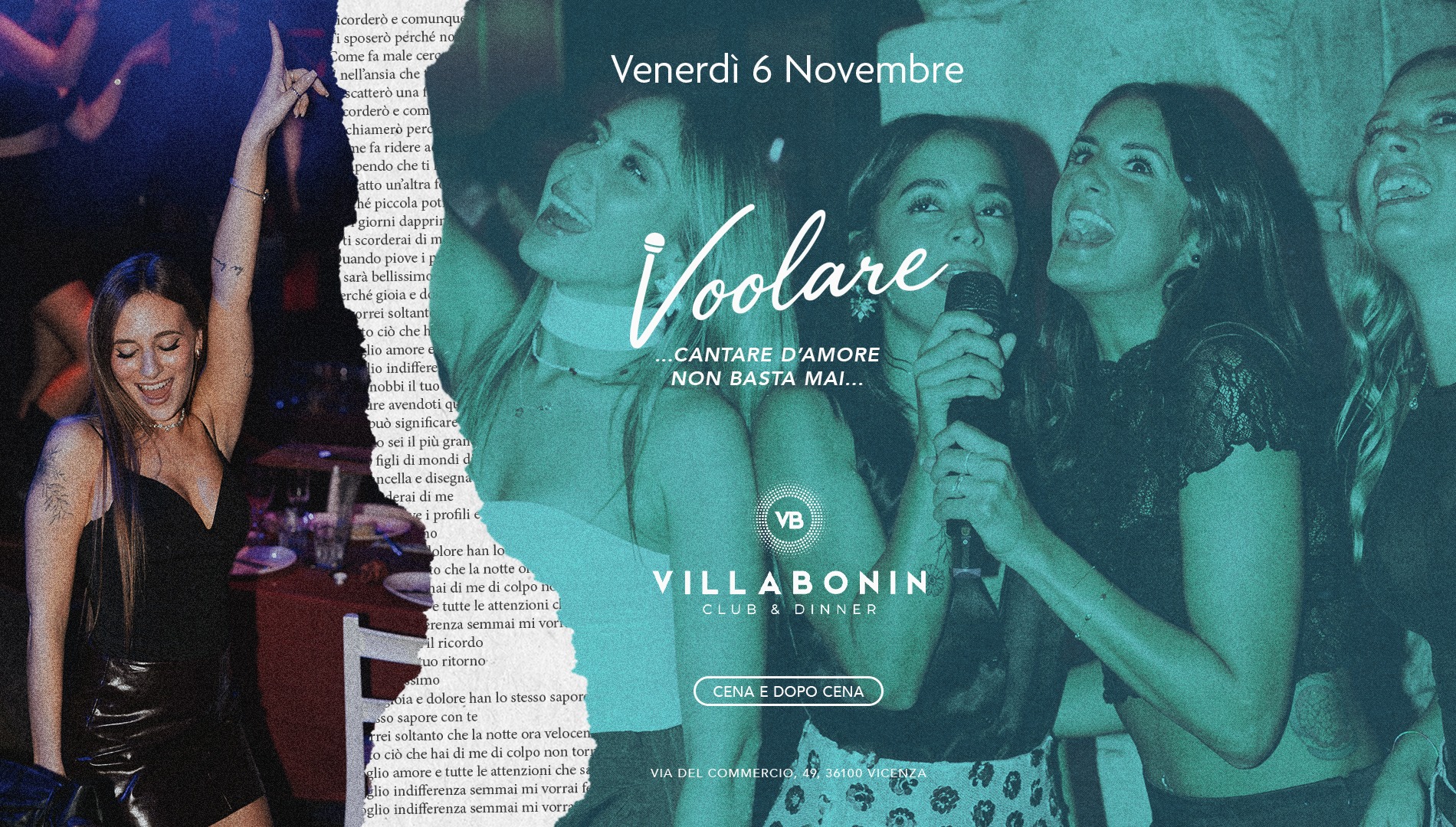 VOOLARE - Cantare d'amore non basta MAI 