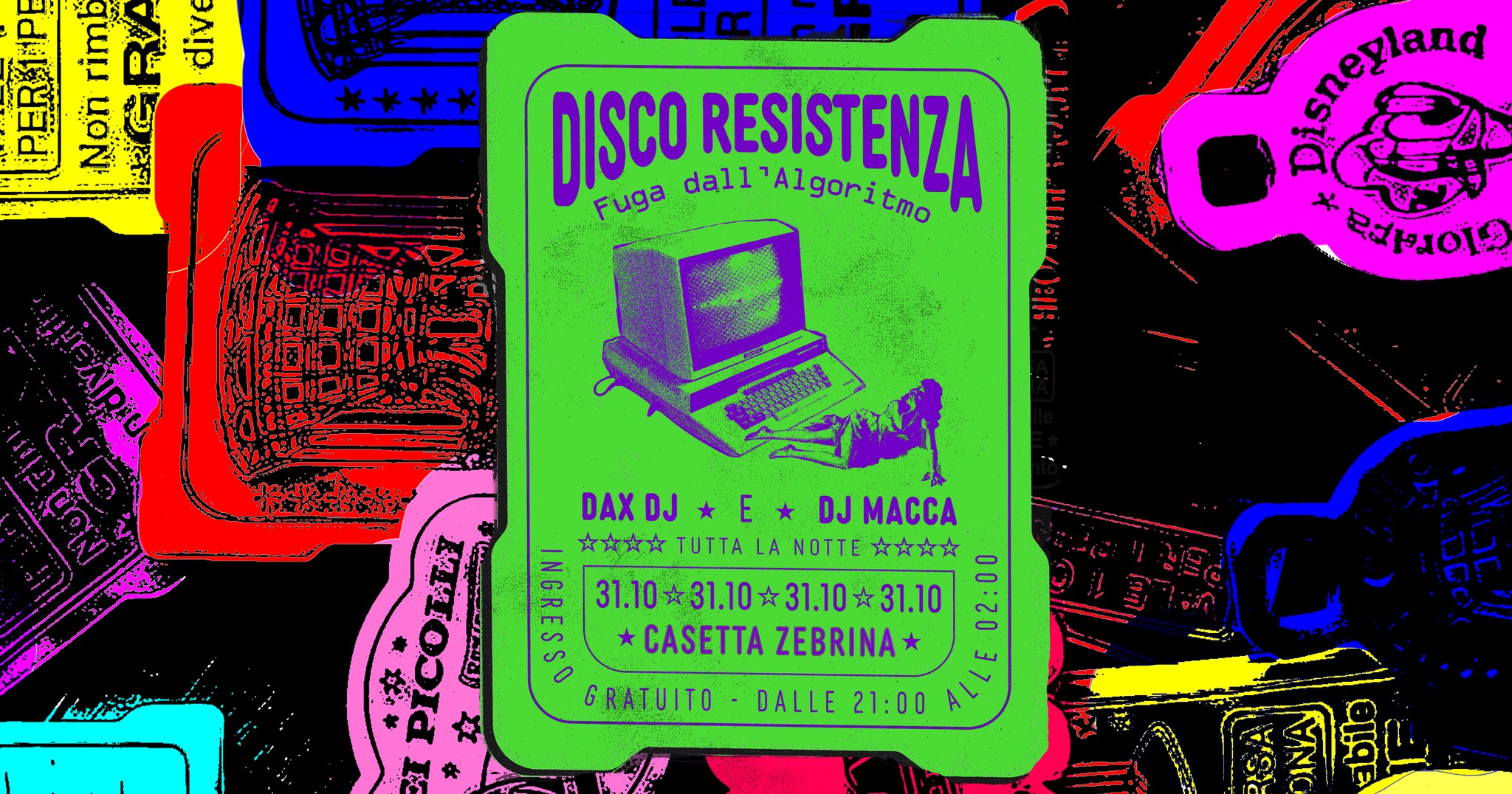 Disco Resistenza con DAX DJ e DJ Macca • Halloween Special
