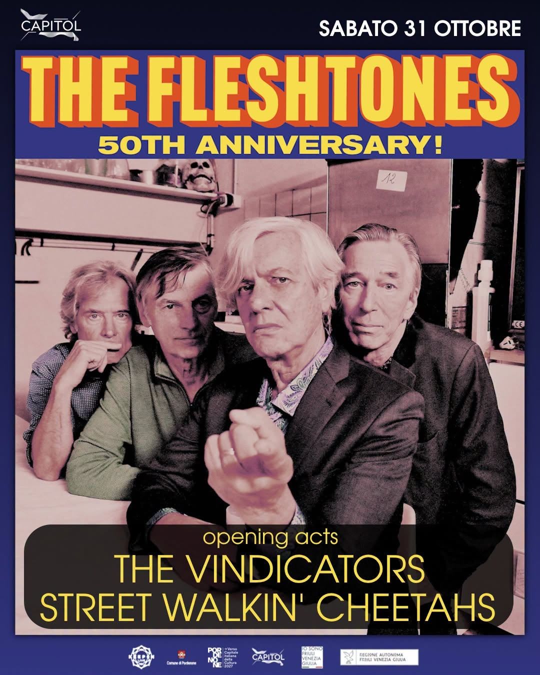 The Fleshtones @Capitol, Pordenone, 31/10/2026