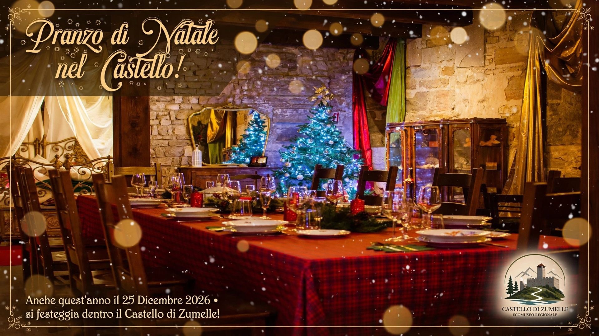 Pranzo di Natale nel castello
