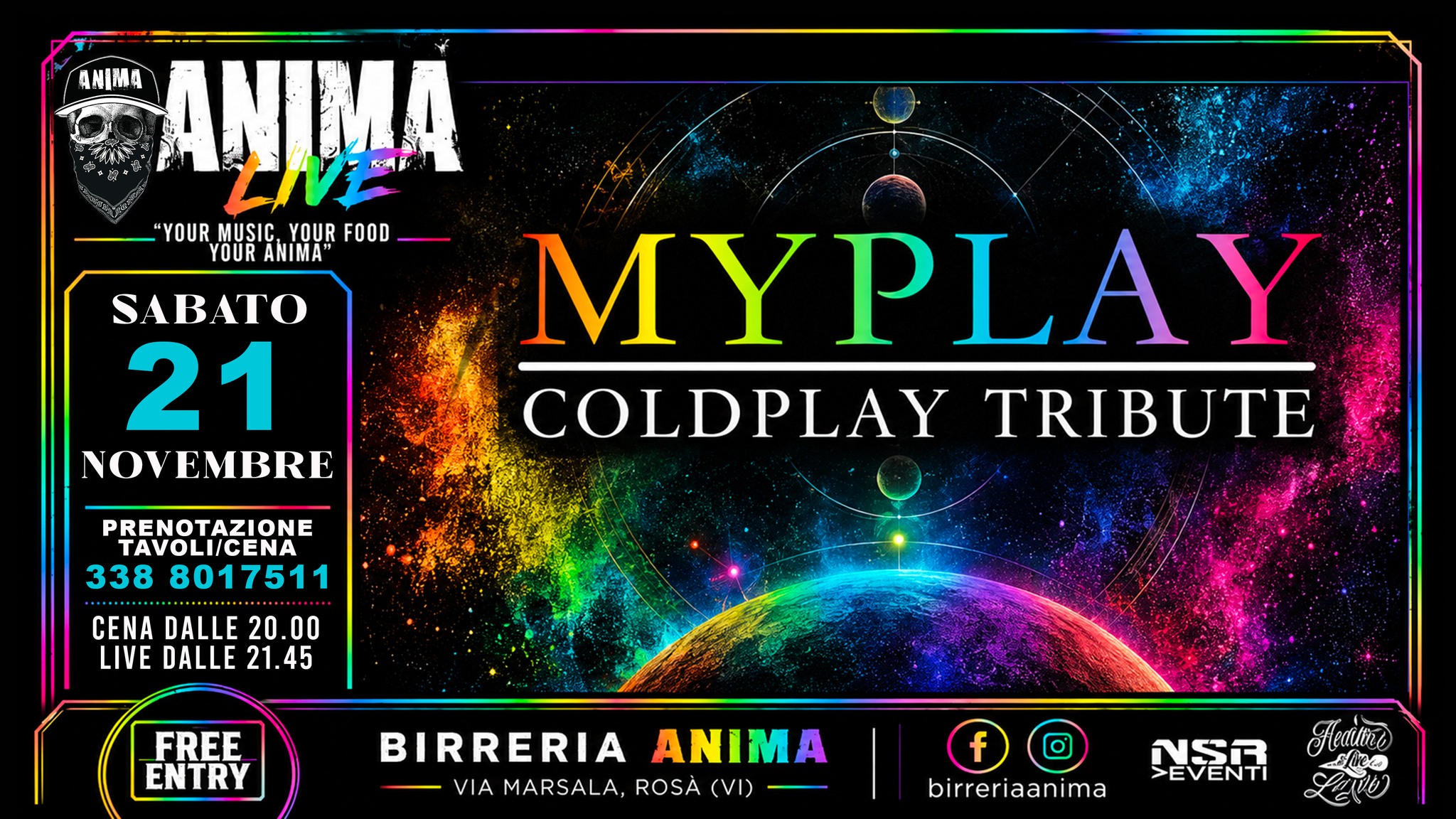 MyPlay - Coldplay Tribute @𝐀𝐍𝐈𝐌𝐀 (𝐂𝐞𝐧𝐚+𝐋𝐢𝐯𝐞)