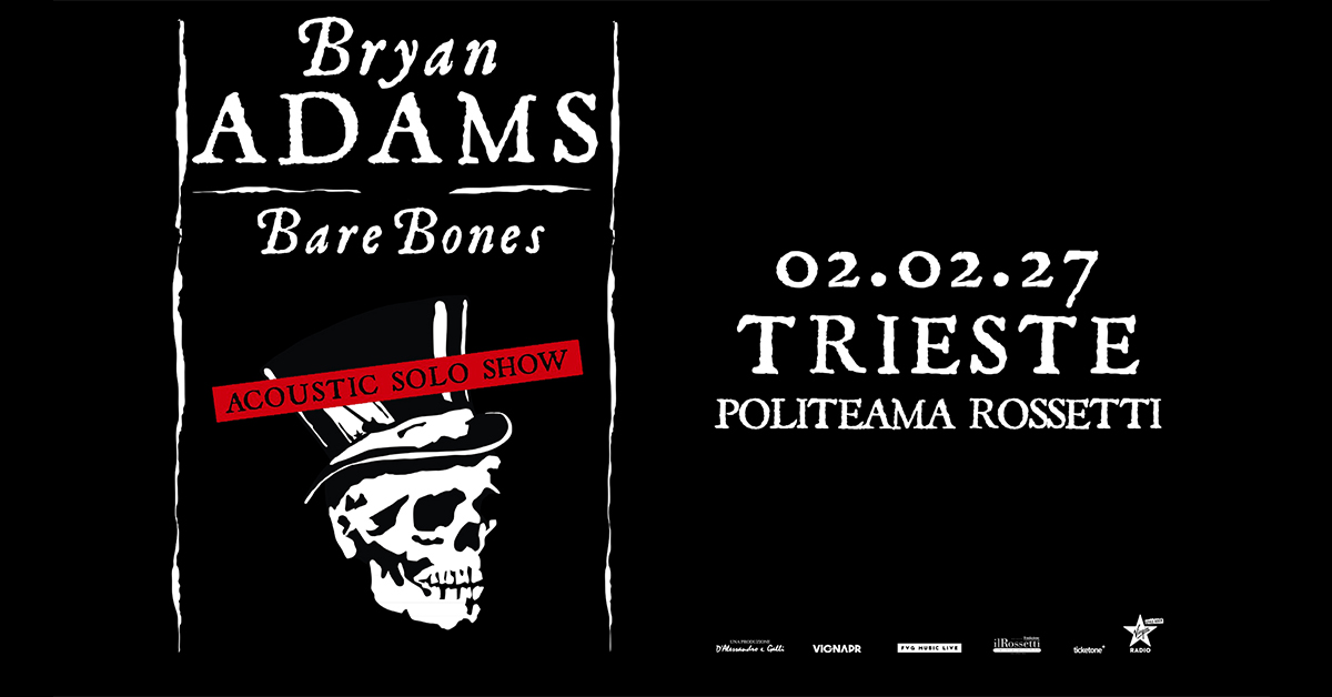 BRYAN ADAMS • TRIESTE, Politeama Rossetti • 02.02.2027