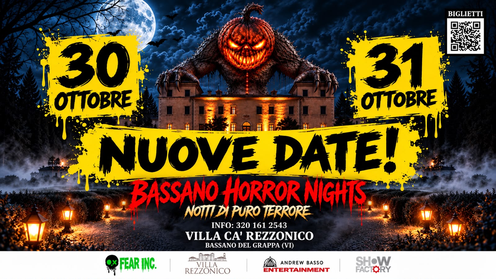 Bassano Horror Night - EXTRA DATE ⚠️
