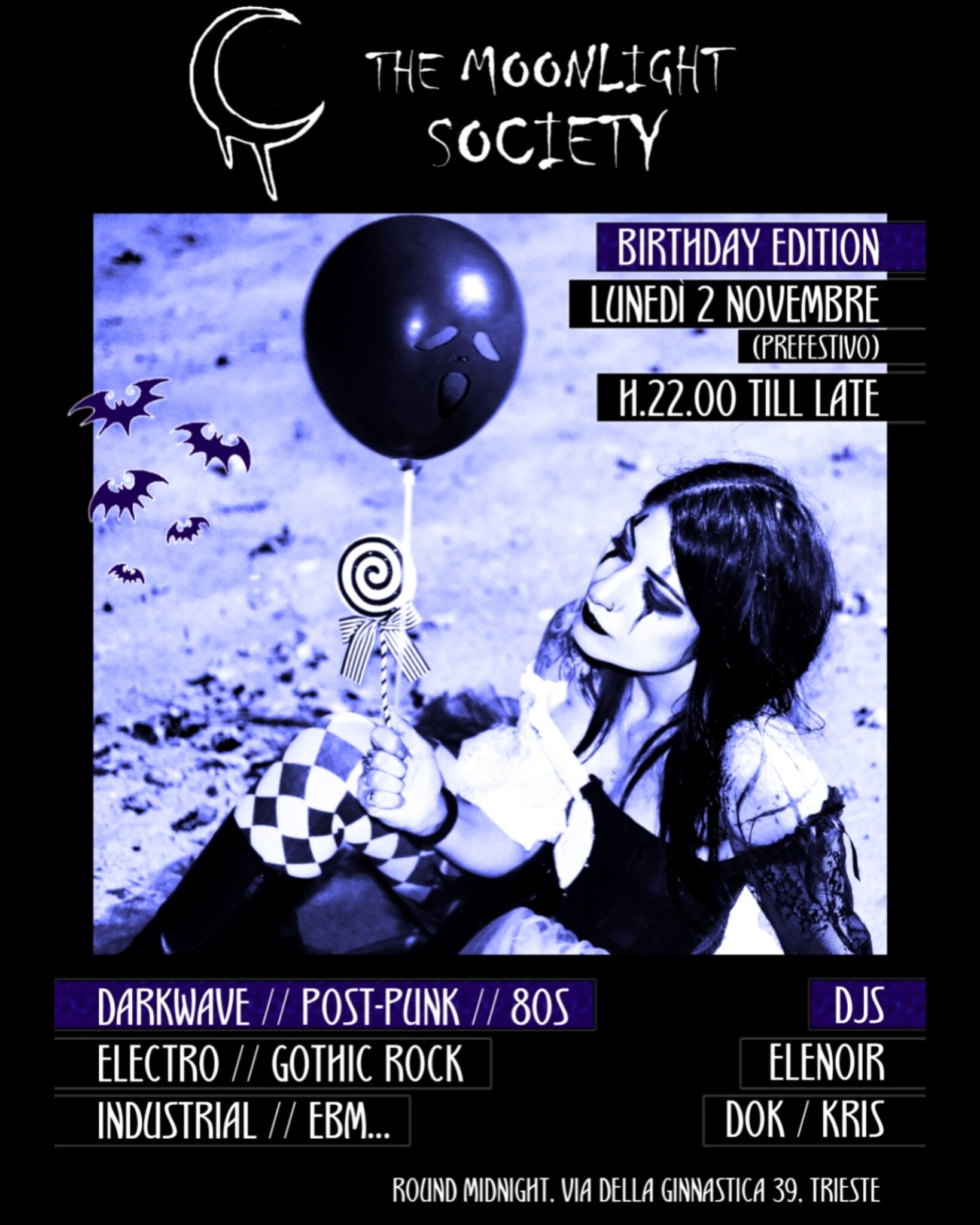 The Moonlight Society DJset @ Round Midnight 🕯️