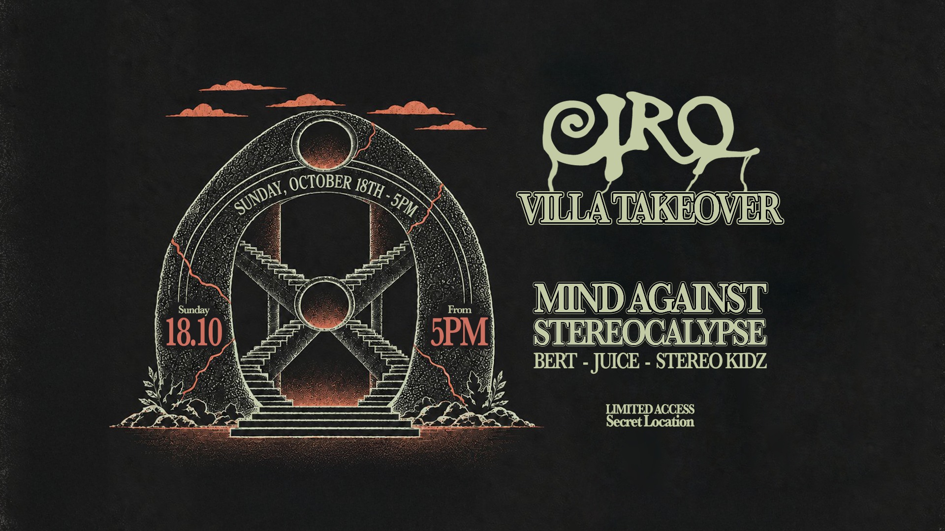 CIRQ Villa Takeover w/ Mind Against, Stereocalypse, Cirq Soundsystem