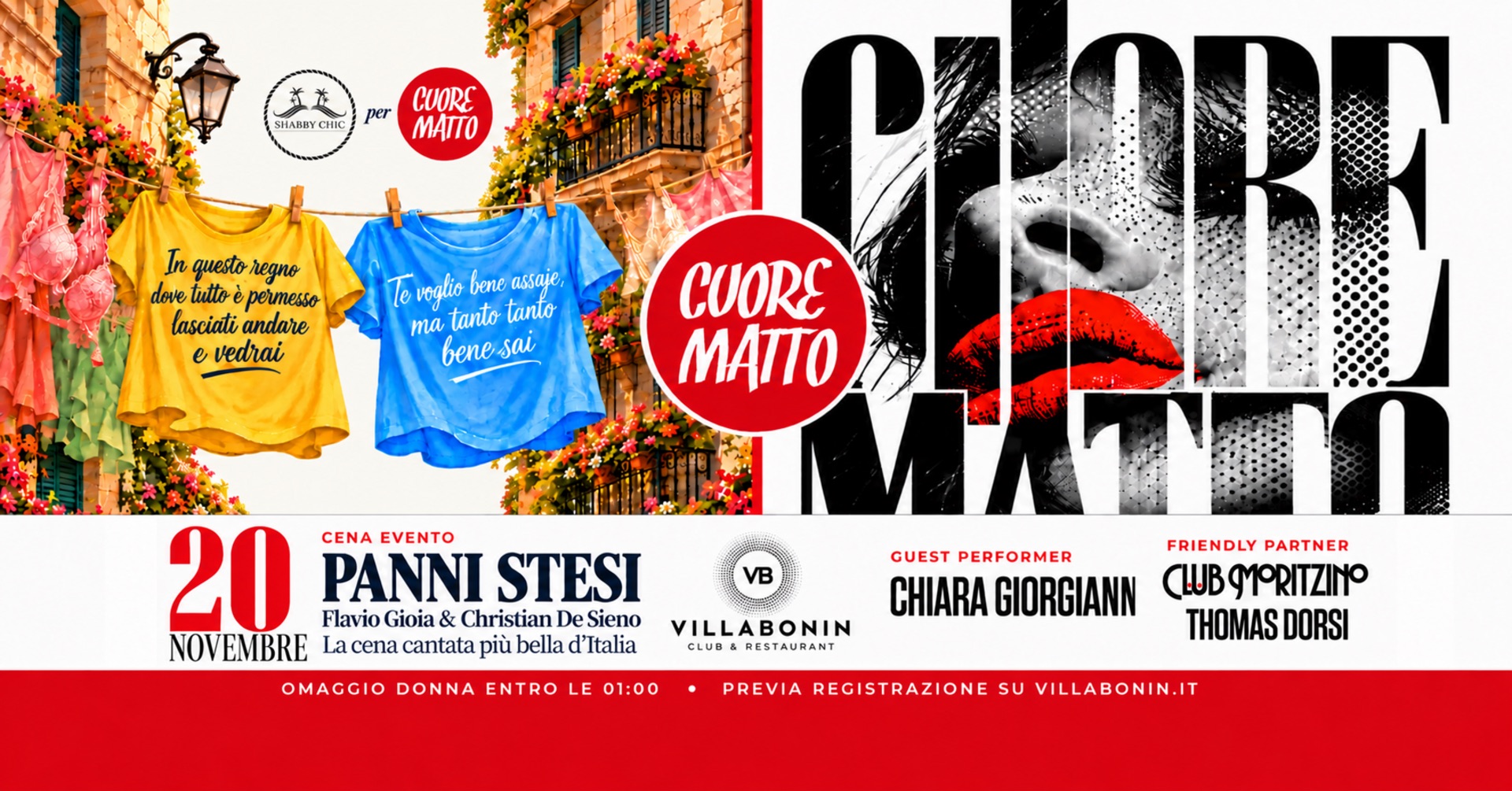 Cuore Matto - Panni Stesi @VillaBonin